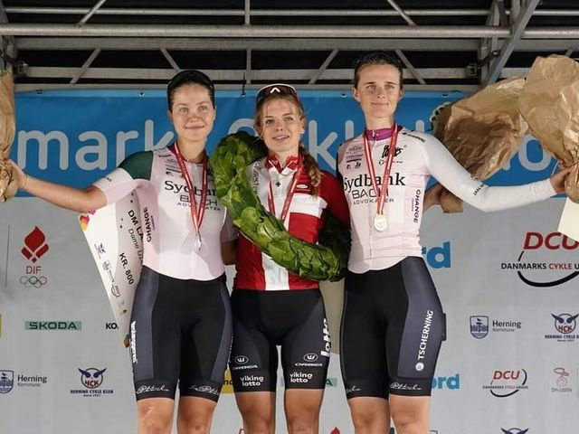 Alberte Greve crowns herself as Danish road champion in the U23 category