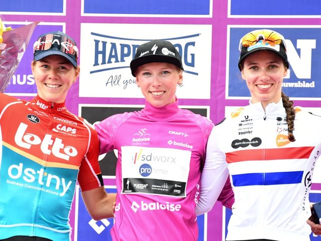 Jamais en dehors du top 10: Thalita de Jong termine en beauté à la 3e place du Baloise Ladies Tour